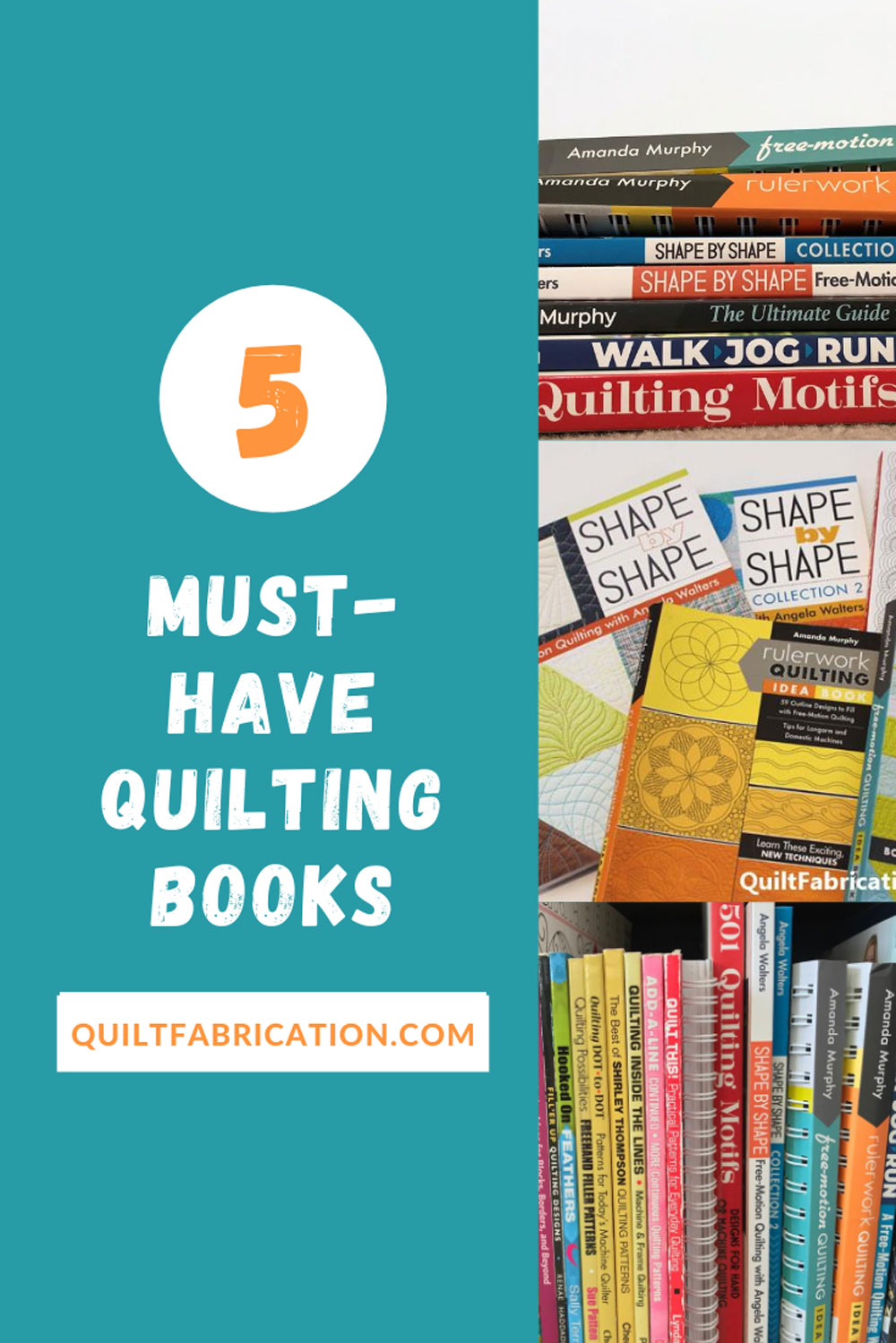 QuiltFabrication  Patterns and Tutorials: 5 Must-Have Quilting Books